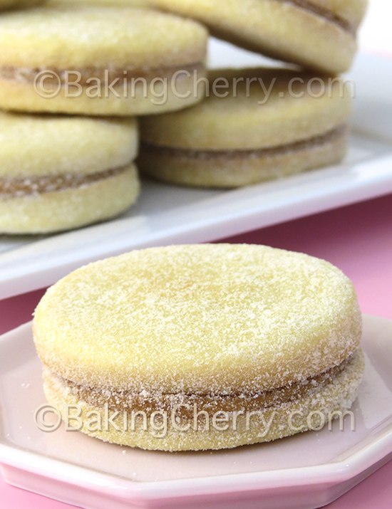 Dulce de Leche Sandwich Cookies - Baking Cherry