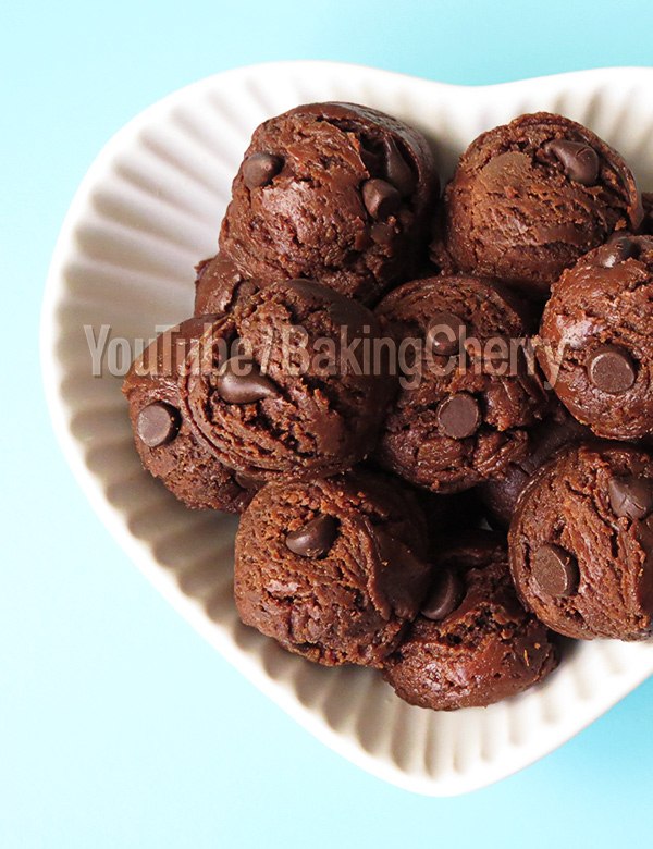 Chocolate Fudge Cookie Dough - Baking Cherry